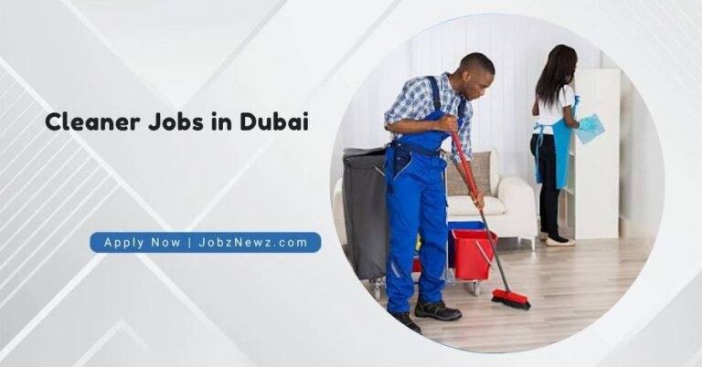 Cleaner Jobs in Dubai